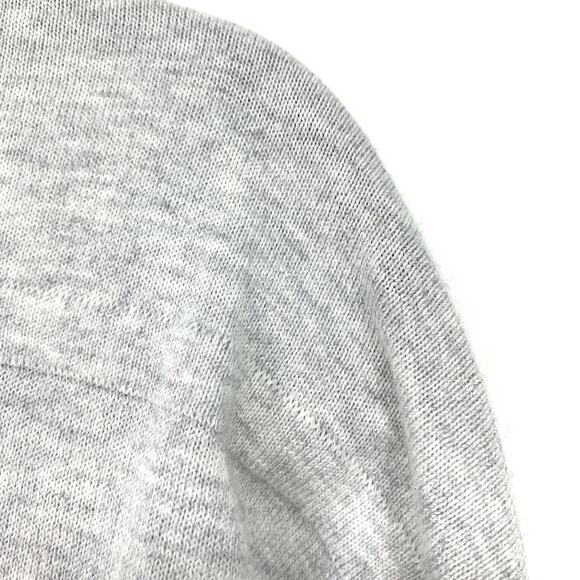 Poetry Women's Sz 6 Gray Pullover Blouse Ruffle Hem Round Neck 3/4 Sleeve Casual - Picture 5 of 7